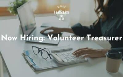 Now Hiring: Volunteer Treasurer